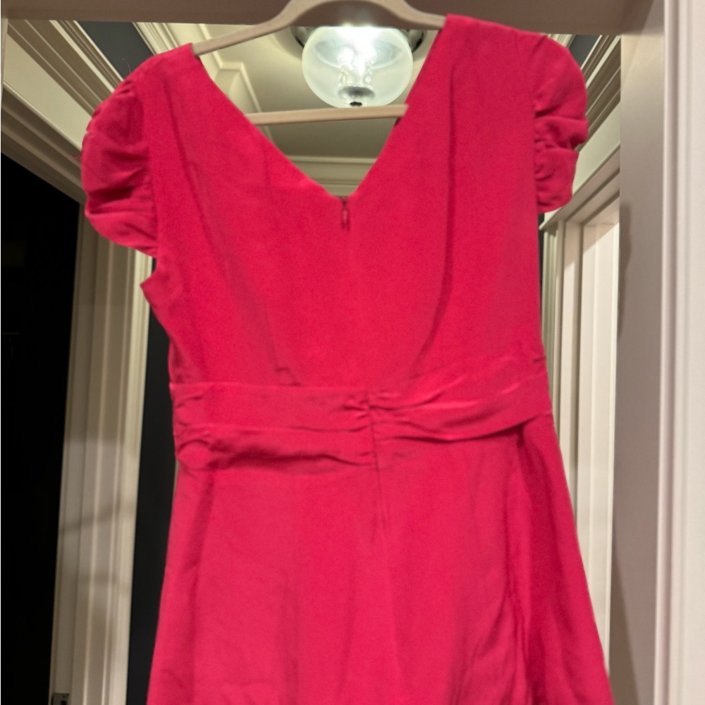 Hot pink silk blouse - Picture 2 of 3